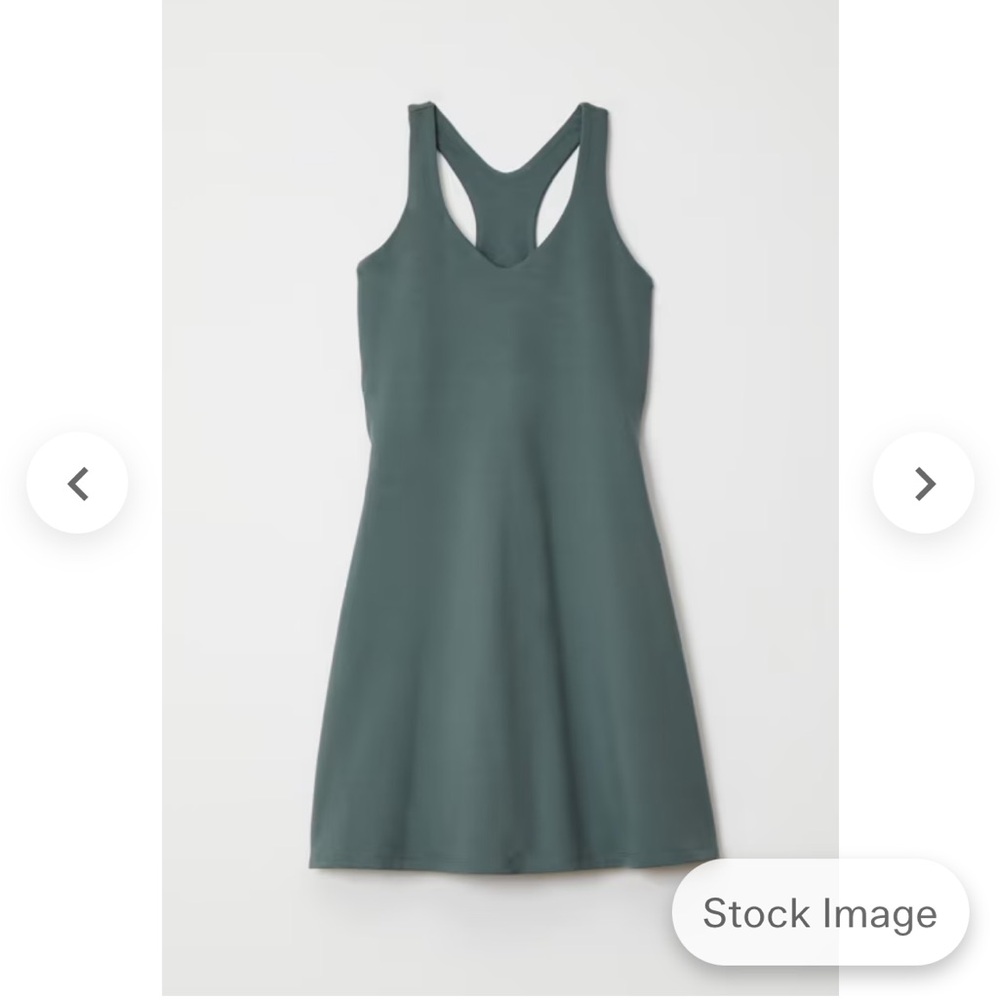 Girlfriend Collective Lola V-Neck Dress in Alpine